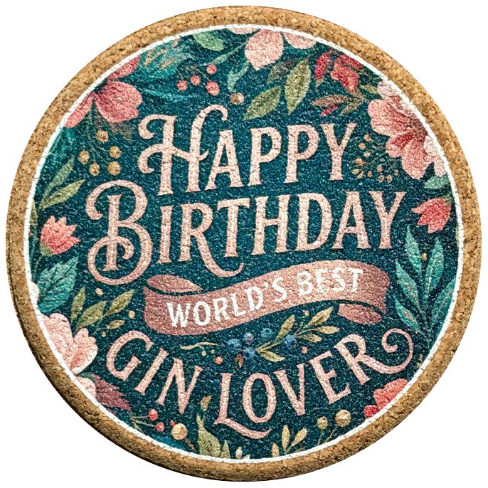 Birthday coaster product photo